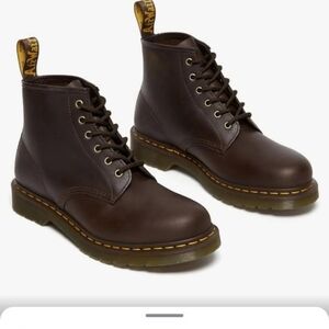 Dr. Martens Men's Brown Leather Boots NEW IN BOX size 11